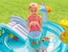 Надувной игровой центр с горкой от 2 лет Intex Аллигатор (57165) 201х170х84 см