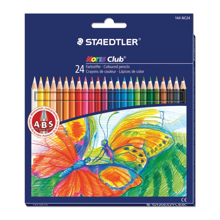 Карандаши цветные Staedtler Noris club 24 цвета 144 NC24