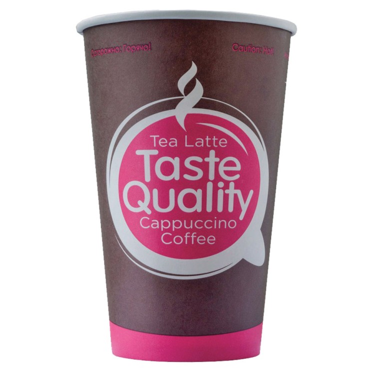 Одноразовые стаканы бумажные 400 мл Формация Taste Quality 50 шт HB90-530-0399