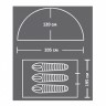 Палатка Campack Tent Dome Traveler 3