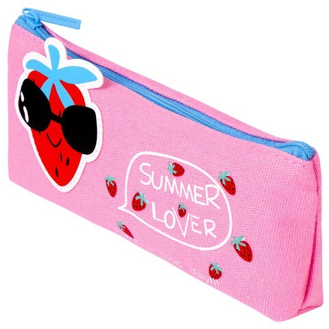 Пенал косметичка Brauberg Cool Strawberry 228998