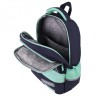 Рюкзак Brauberg Star, 1 отделение, 5 карманов, Hearts, бирюзовый, 40x29x13 см, 271425