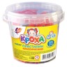 Пластилин мягкий Луч Кроха 11 цветов 220 г 6 формочек в ведре 12С784-08