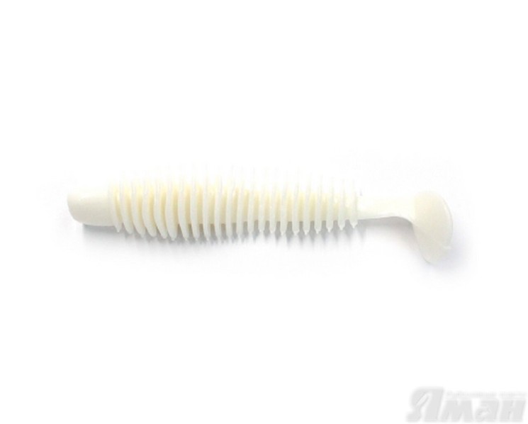 Виброхвост Yaman Arris Shad, 5,5", цвет 01 - White, 4 шт Y-AS55-01