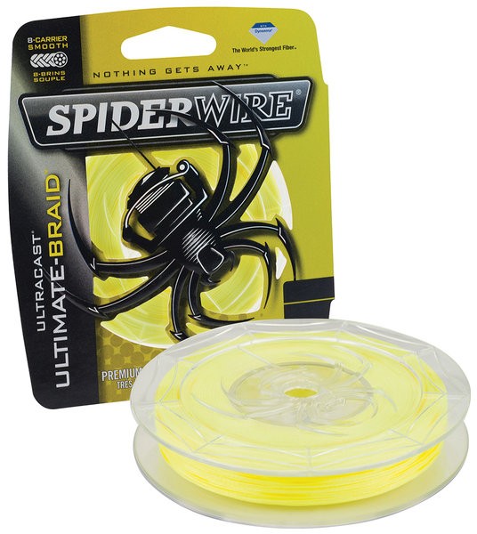 Леска плетеная Spiderwire Ultracast 110м 0.30мм (30.6кг)(8 Carriers) желтая