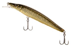 Воблер Adusta Jerk Spiker 130SP 19г цвет 029 Grass Pike