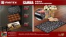 Коврик влаговпитывающий Vortex Samba Лилии 60х90 см 22403