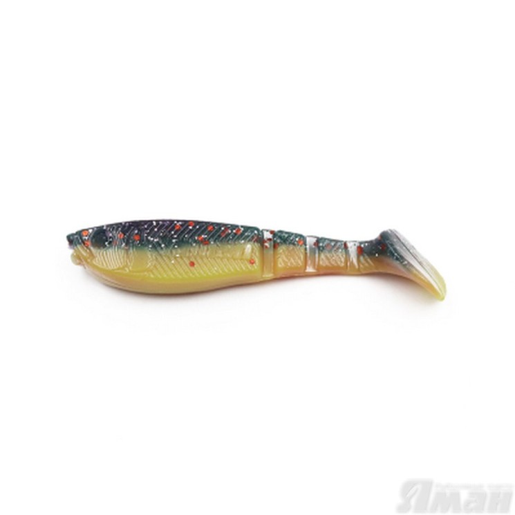 Виброхвост Yaman Light-Flake, 4", цвет 26 - Violet Chartreuse, 4 шт Y-LF4-26