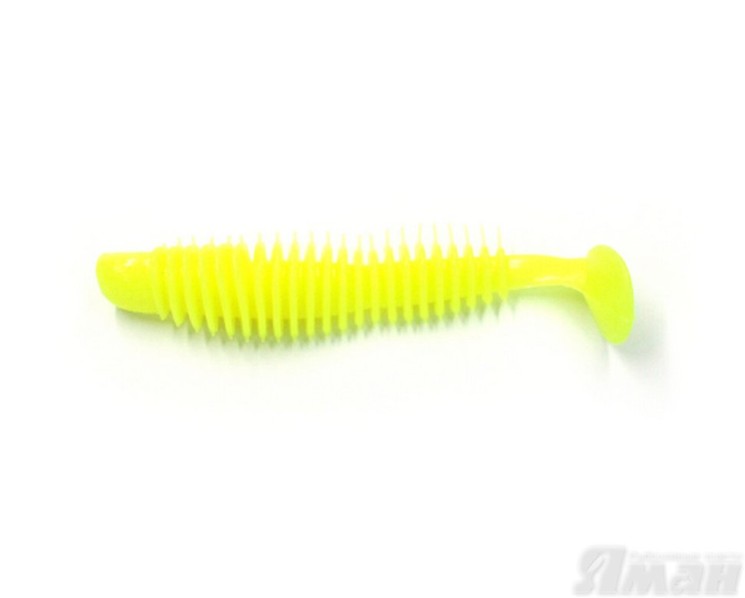 Виброхвост Yaman Arris Shad, 5,5", цвет 02 - Chartreuse, 4 шт Y-AS55-02