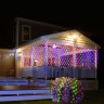 Уличная светодиодная гирлянда (мультиколор) Vegas Сеть 144 LED, 1,2х1,5 м, 24V 55109