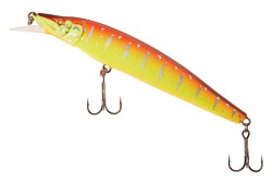 Воблер Adusta Jerk Spiker 130SP 19г цвет 008 Red Hot Tiger