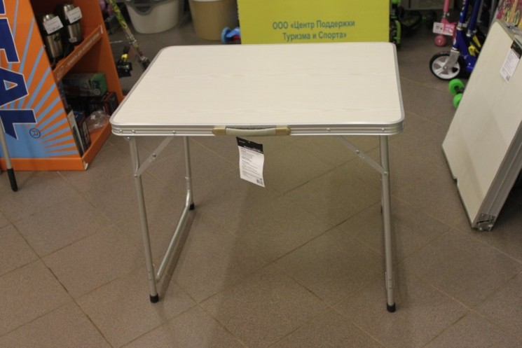 Стол складной Woodland Camping Table XL 80 x 60 x 66 см (алюминий)