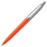 Ручка шариковая Parker Jotter Orig Orange корпус оранжевый детали хром блистер синяя 143860