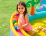 Надувной игровой центр с горкой от 2 лет Intex Динолэнд (57135) 302х229х112 см