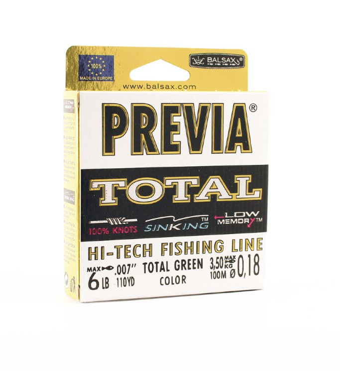 Леска Balsax Previa Total Box 100м 0,18 (3,5кг)