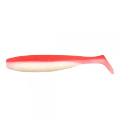 Виброхвост Yaman PRO Sharky Shad, р.3,75 inch, цвет #27 - Red White  (уп 5 шт.) YP-SS375-27