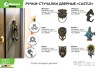 Ручка-стучалка QWERTY Лев, чугун, 15*9*3 см 66091