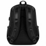 Рюкзак Brauberg Fusion USB-порт, черный с белыми вставками, 45х31х15 см, 271657