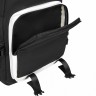 Рюкзак Brauberg Fusion USB-порт, черный с белыми вставками, 45х31х15 см, 271657