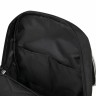 Рюкзак Brauberg Fusion USB-порт, черный с белыми вставками, 45х31х15 см, 271657