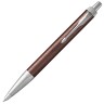 Ручка шариковая Parker IM Premium Brown CT с гравировкой 1931679