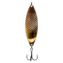 Блесна лососевая Premier Fishing Перекат, 35г, 9см, цвет 05 (латунь чешуя) PR-P-35-05