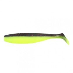 Виброхвост Yaman PRO Sharky Shad, р.3,75 inch, цв. 32 - Black Red Flake/Chart. 5 шт  YP-SS375-32