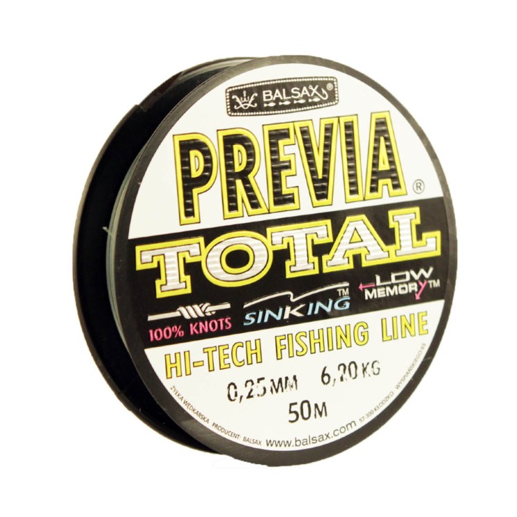 Леска Balsax Previa Total Box 50м 0,25 (6,2кг)