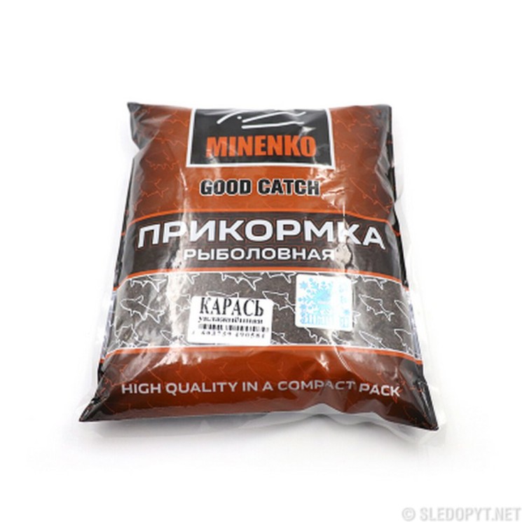 Прикормка Minenko Good Catch Зимняя (увлажненная) карась 700г 4506