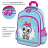 Рюкзак Пифагор School, 1 отделение, 3 кармана, Smart penguin, 38x28х14 см, 271403