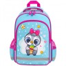Рюкзак Пифагор School, 1 отделение, 3 кармана, Smart penguin, 38x28х14 см, 271403