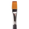 Кисть художественная Brauberg Art Classic синтетика мягкая, плоская, № 18, короткая ручка 200704