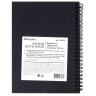 Скетчбук 148х210 мм Brauberg Art Classic 32 листа, 120 г/м2, черная бумага 128952