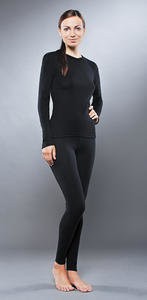 Рубашка с дл.рукавом GUAHOO Health Warm 651S-BK